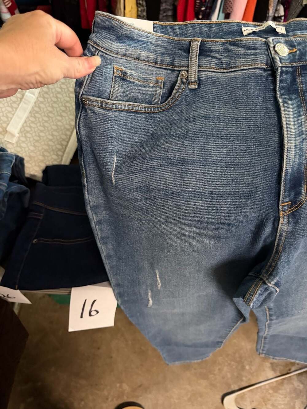 Nine West Curvy Skinny High Rise Jeans, Size 16S
